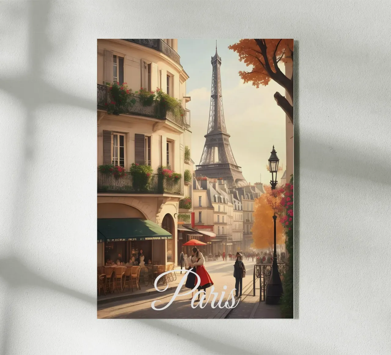 Parigi Torre Eiffel - Scena del paesaggio urbano plexiglass da Charnwood Prints