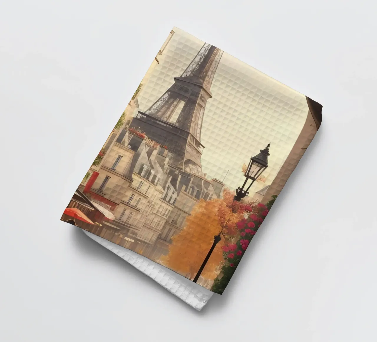 Scène urbaine de la Tour Eiffel à Paris torchon de Charnwood Prints