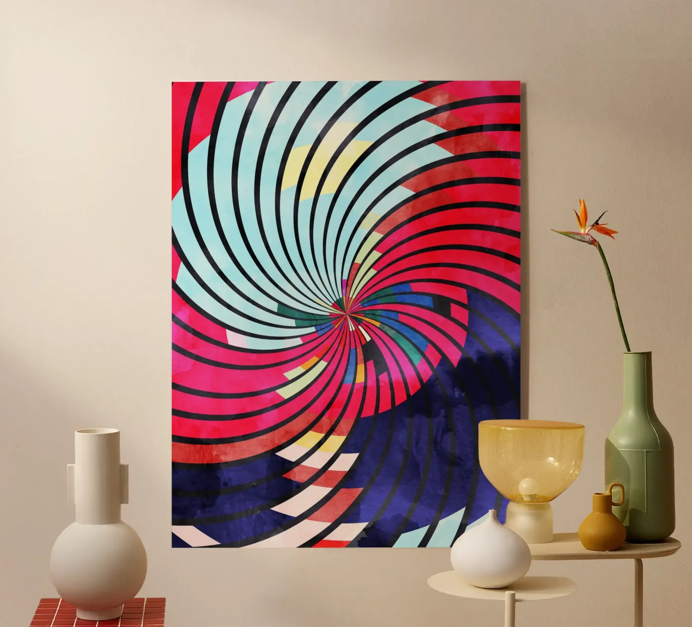 Hustle Acryl-Glas von 83oranges.com