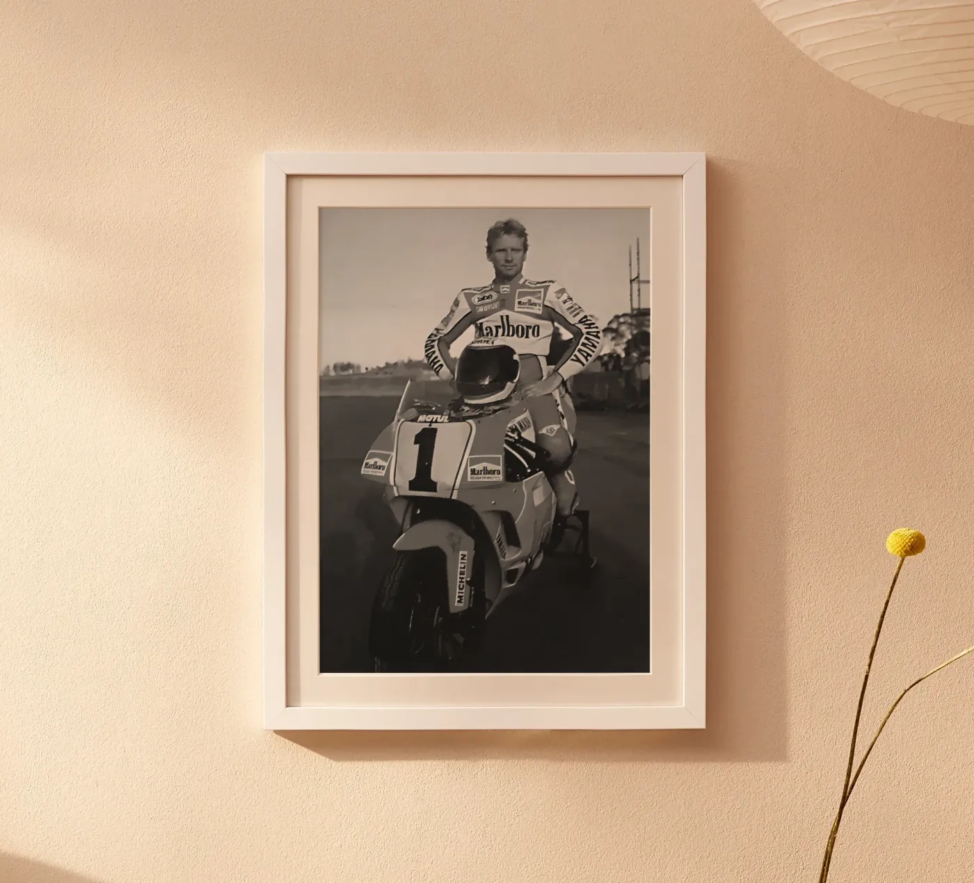 Wayne Rainey poster van Black White Poster