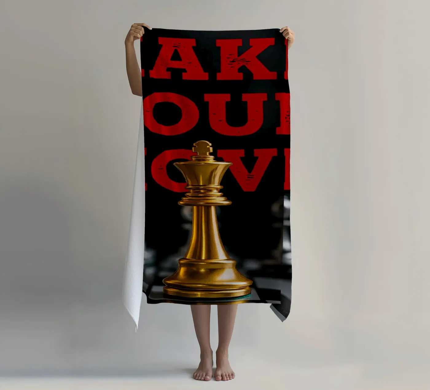 make your move Strandtuch von SADELA