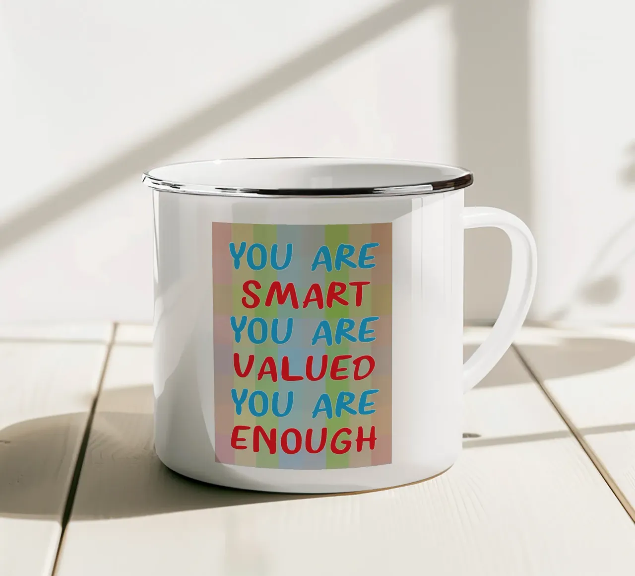 sei intelligente tazza in smalto da SADELA