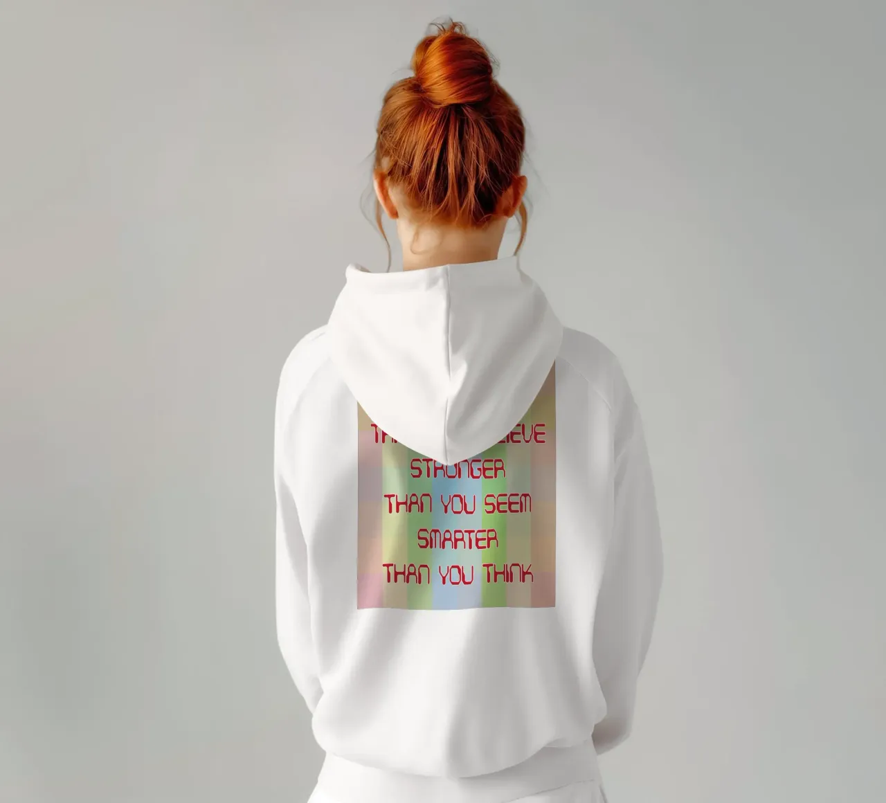 sei più coraggioso felpa con cappuccio da SADELA