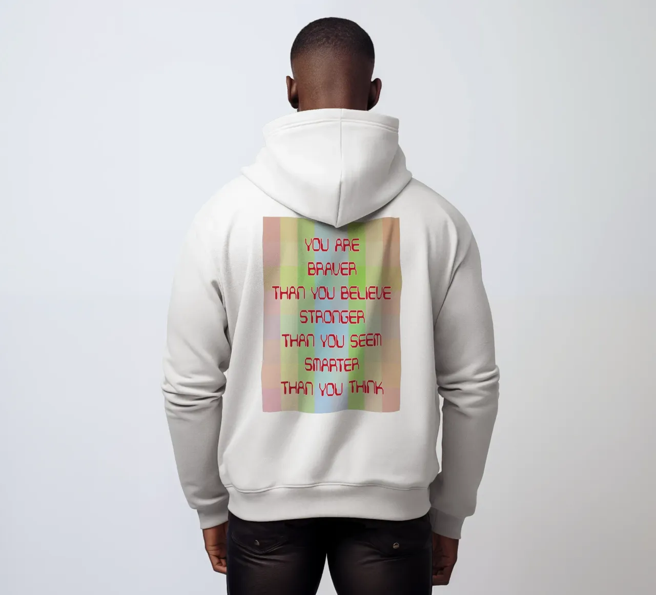 sei più coraggioso felpa con cappuccio da SADELA