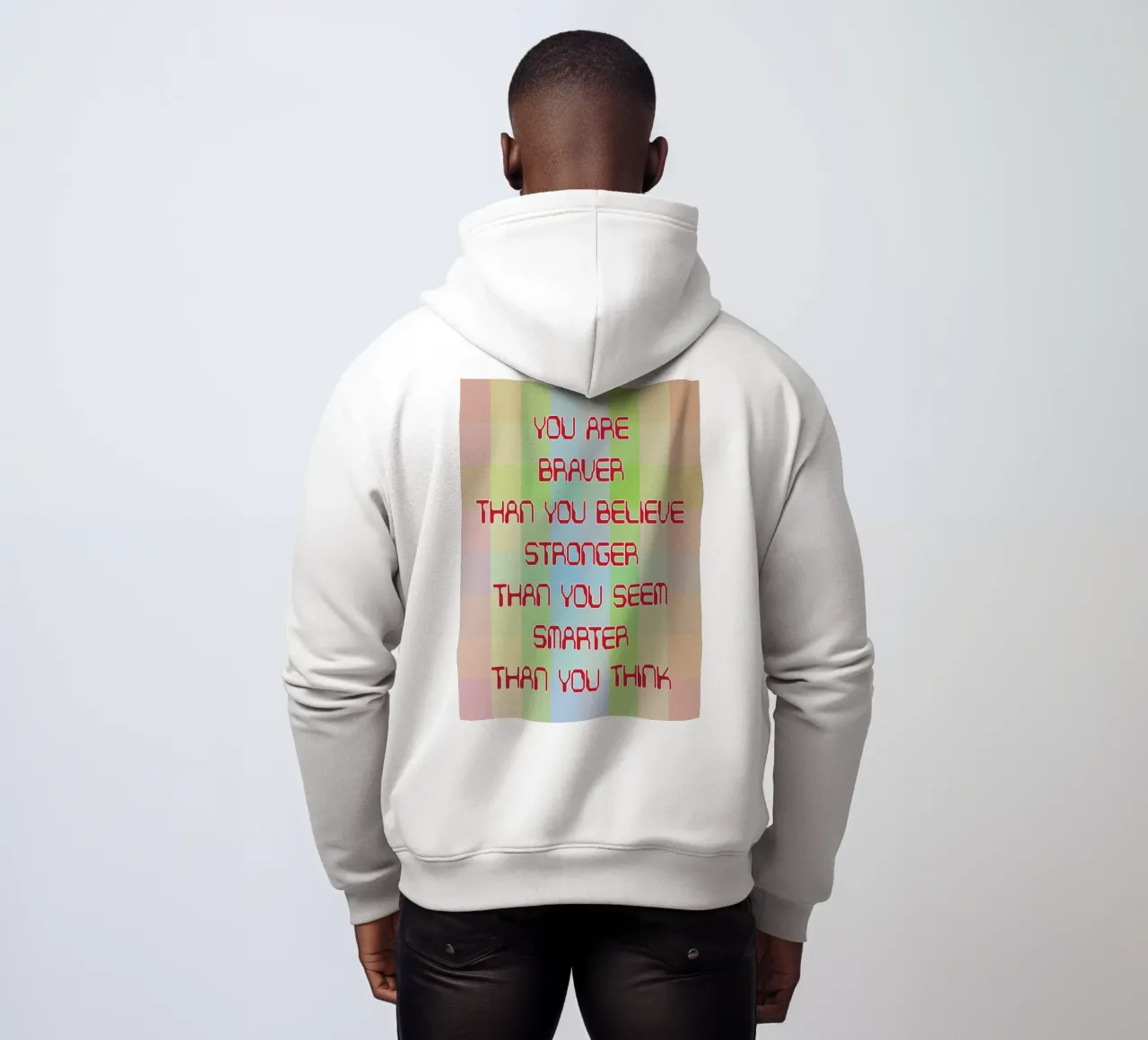 sei più coraggioso felpa con cappuccio da SADELA