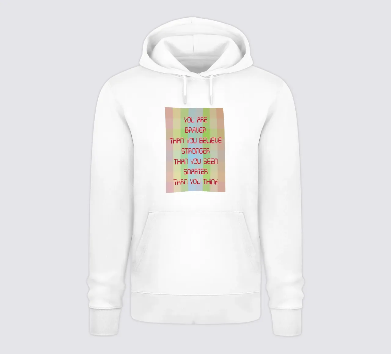 sei più coraggioso felpa con cappuccio da SADELA