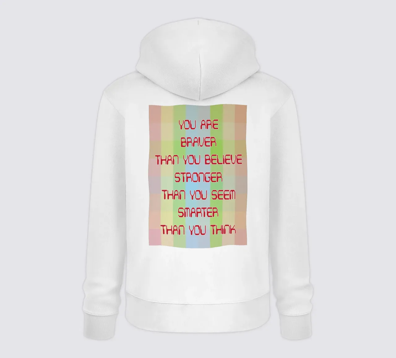 sei più coraggioso felpa con cappuccio da SADELA