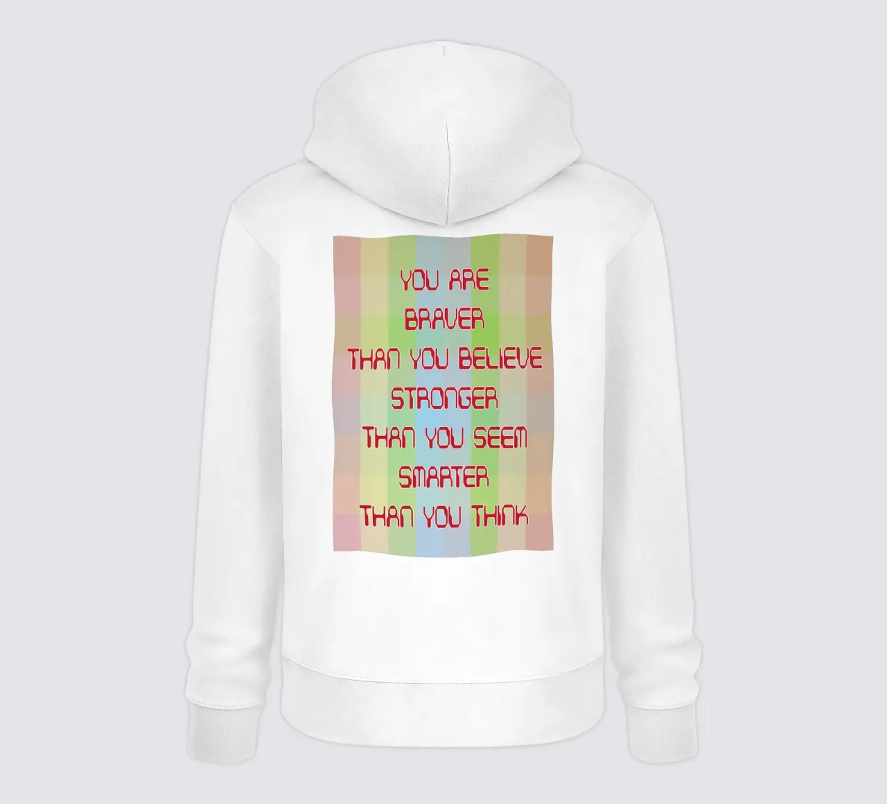 sei più coraggioso felpa con cappuccio da SADELA