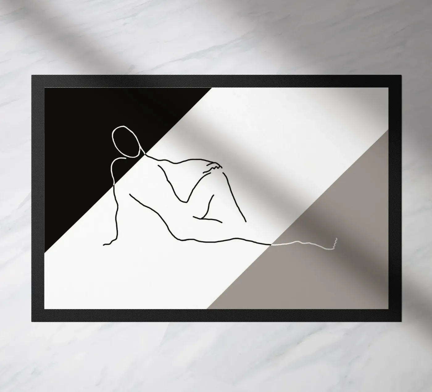 Human project doormat by Piccola Serenata