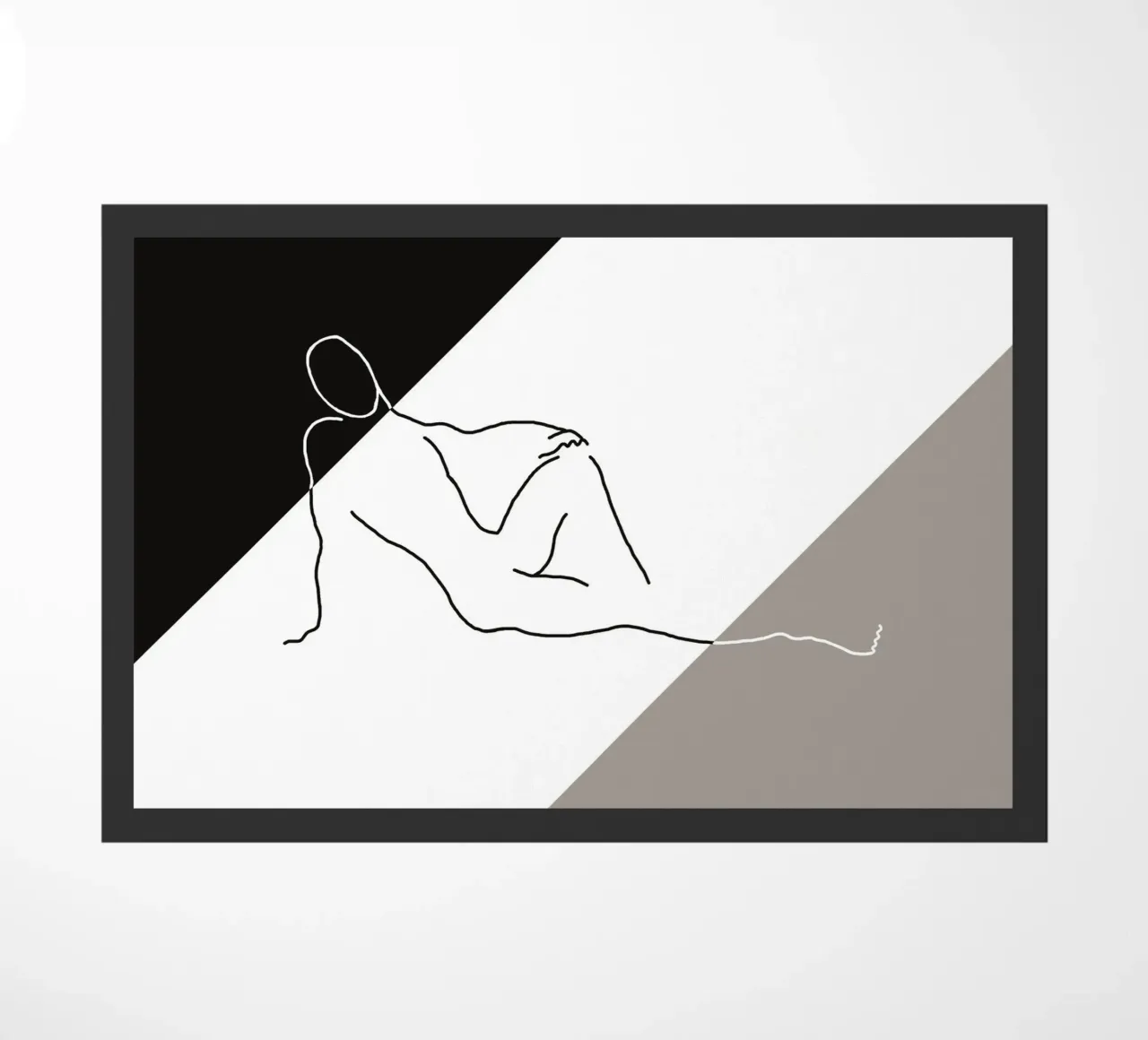 Human project doormat by Piccola Serenata