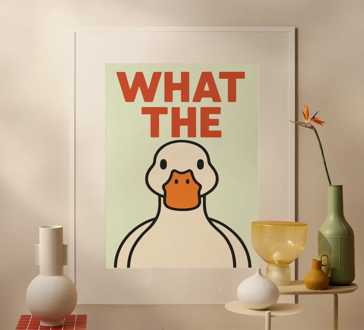 wat de eenden poster van SADELA