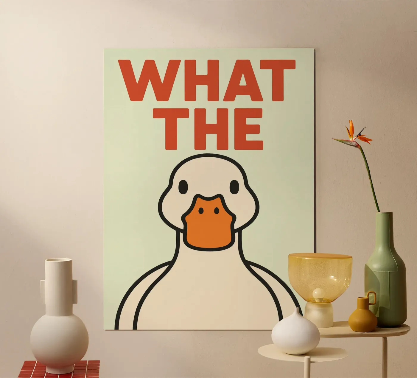 wat de eenden poster van SADELA