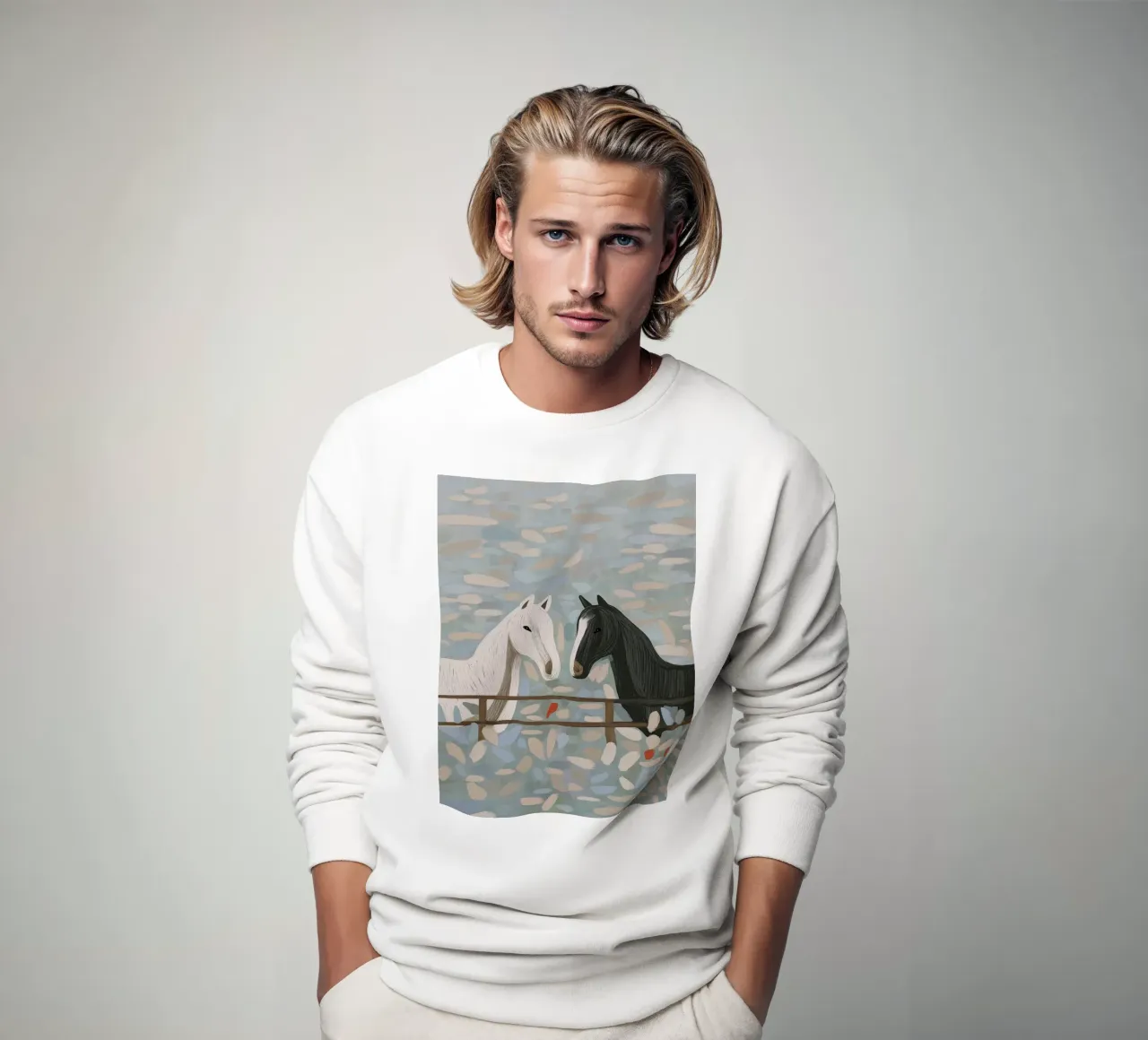 Across the Fence felpa da Solenne West