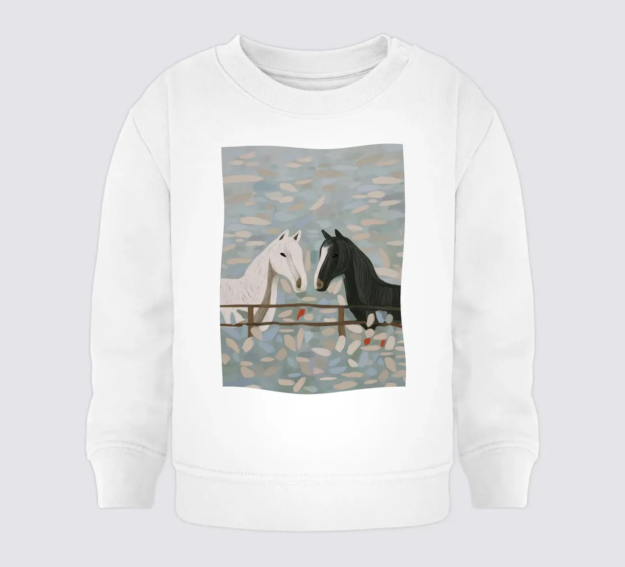 Across the Fence felpa neonato da Solenne West