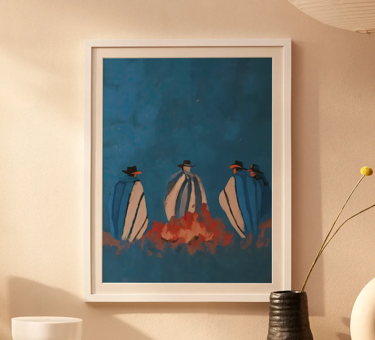 Desert Campfire poster da Solenne West