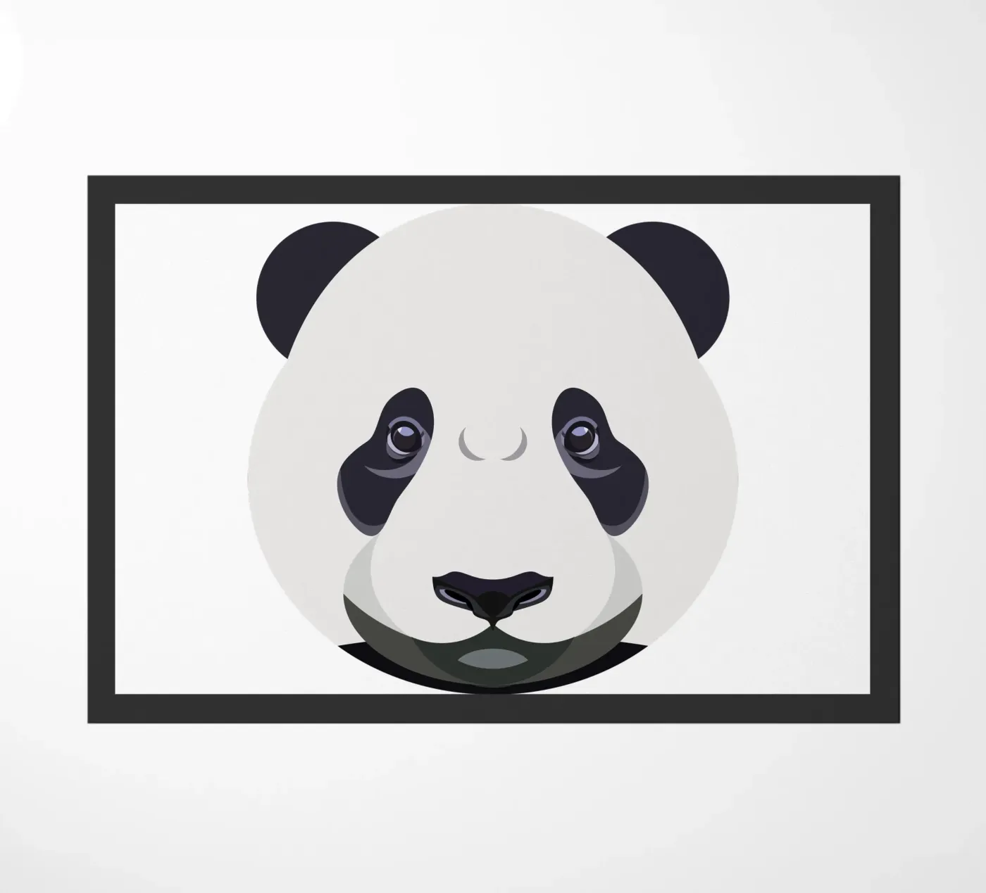 Panda doormat by CUTE ART