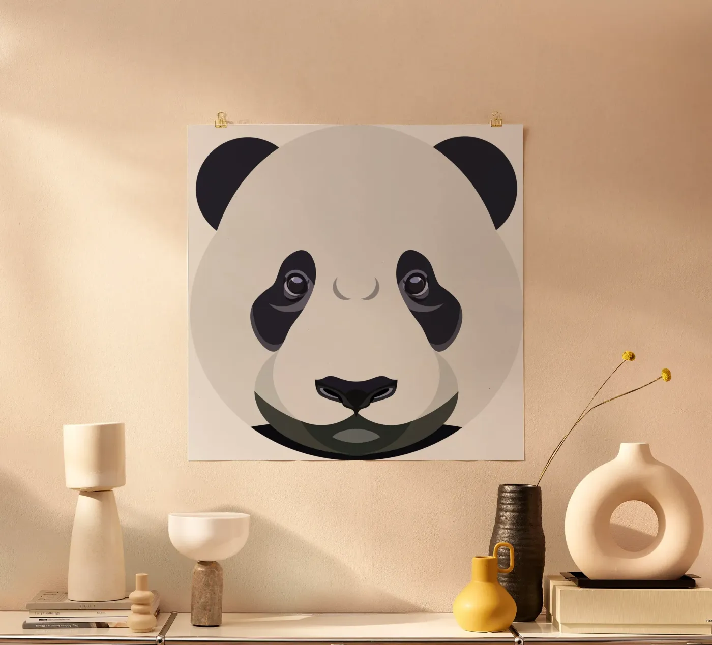 Panda poster by CUTE ART