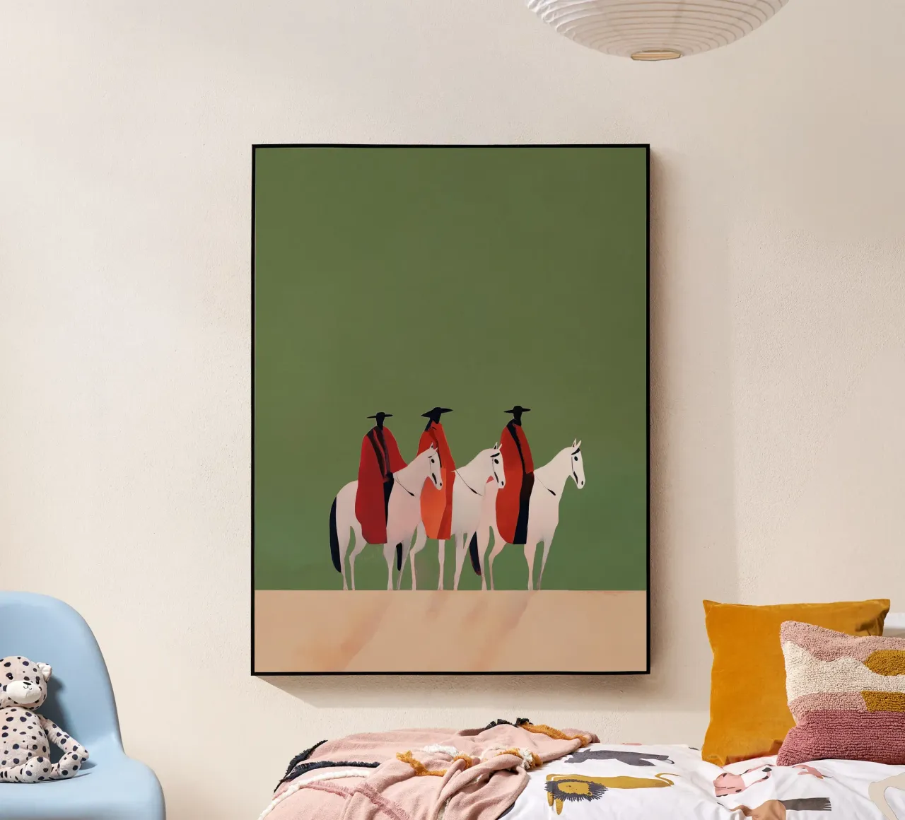 Three Riders plexiglass da Solenne West