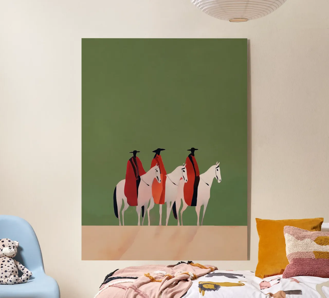 Three Riders plexiglass da Solenne West