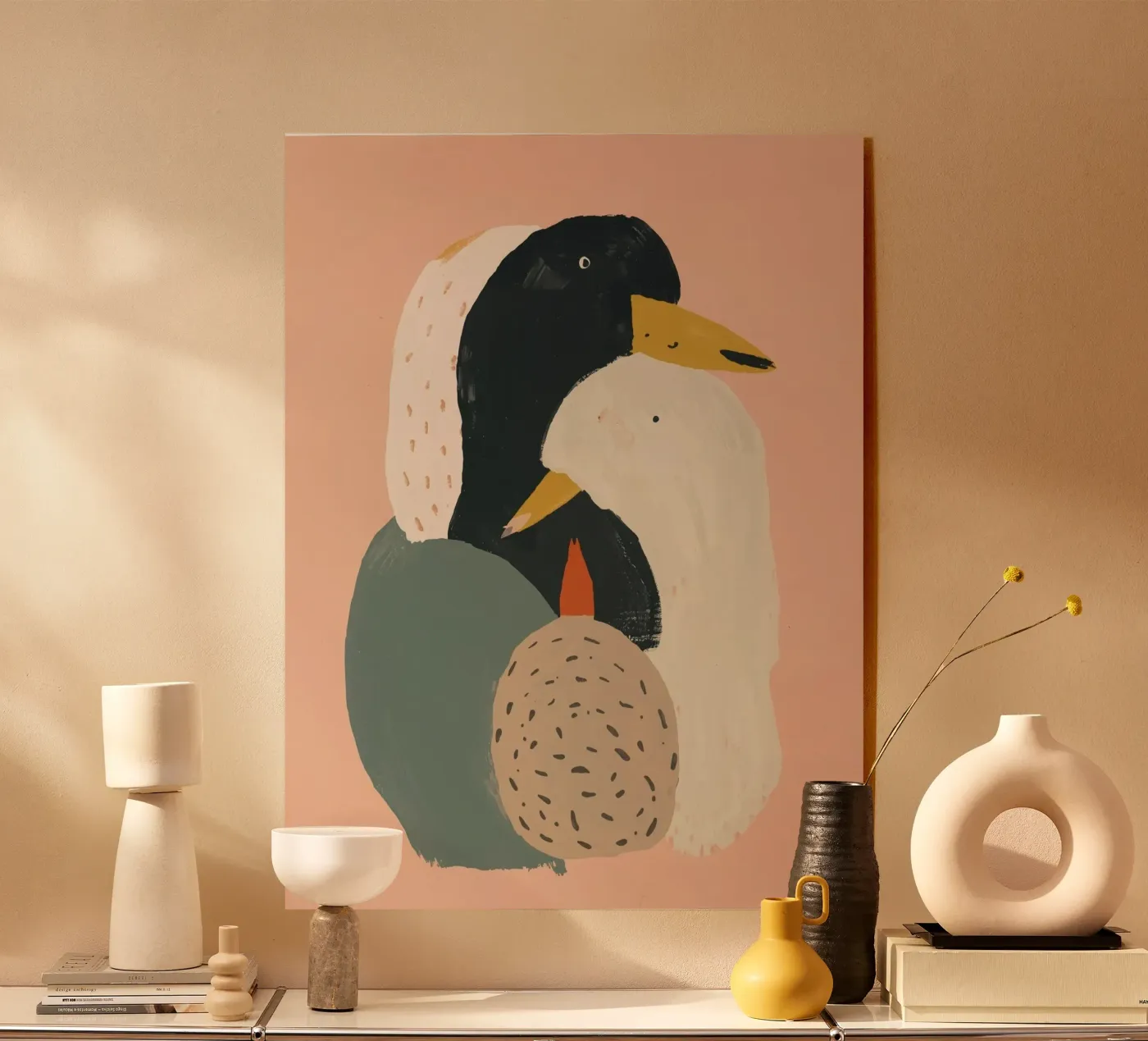 Tierkinderzimmer acryl van Zwischenschicht