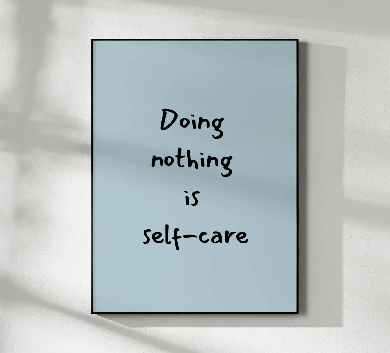 Self-care quote plexiglass da Imaginative Quotes