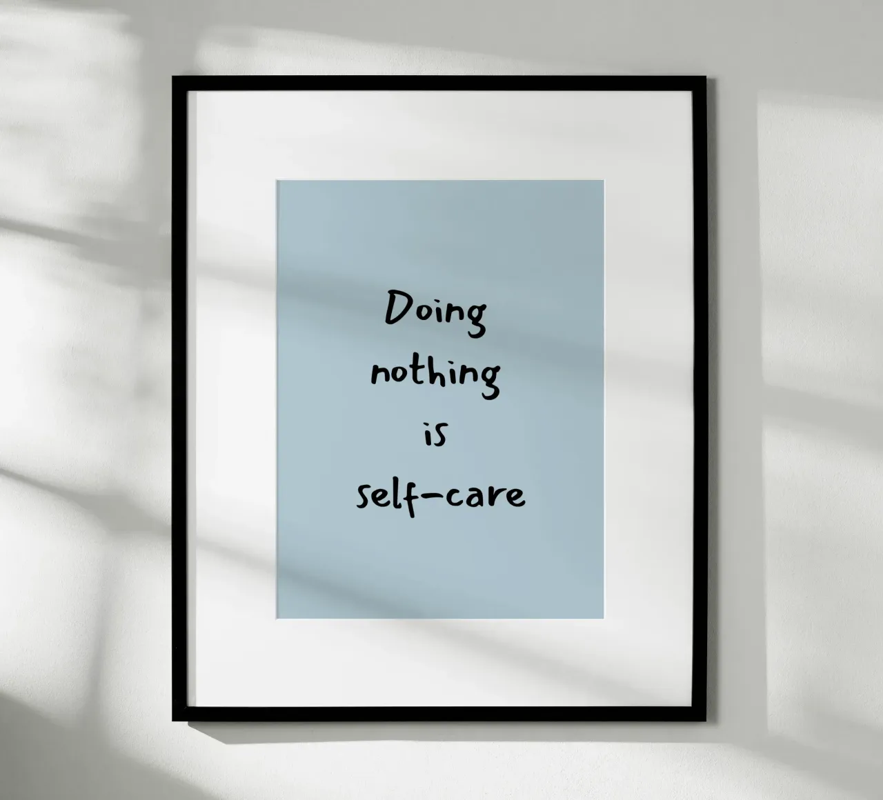 Self-care quote poster by Imaginative Quotes