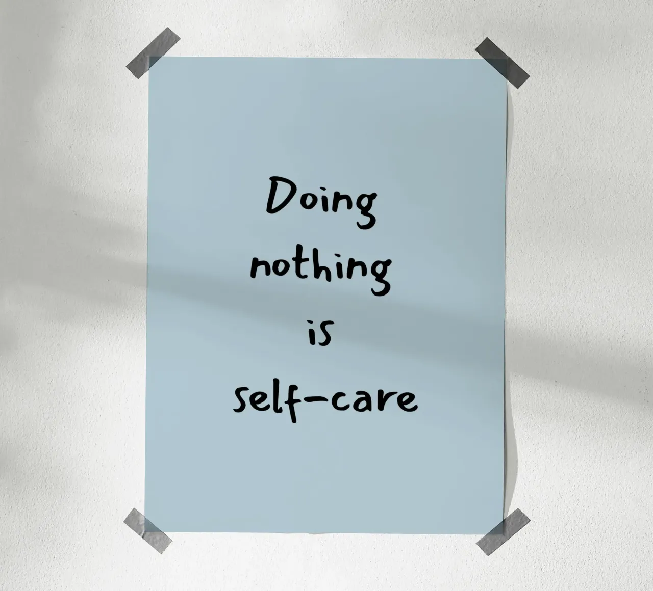 Self-care quote poster by Imaginative Quotes