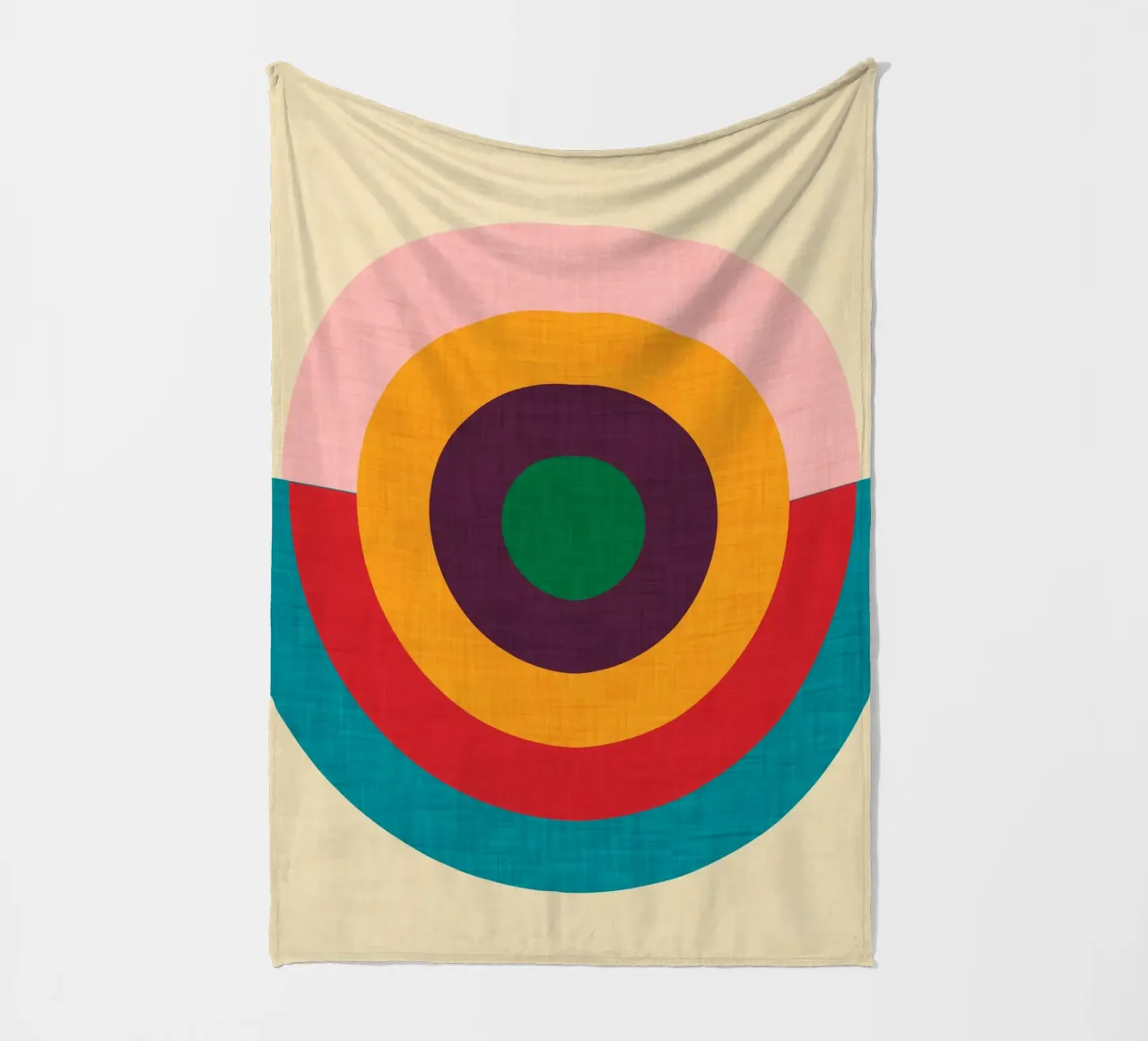 Solaris - Mid Century Modern fleece blanket by susanacosta