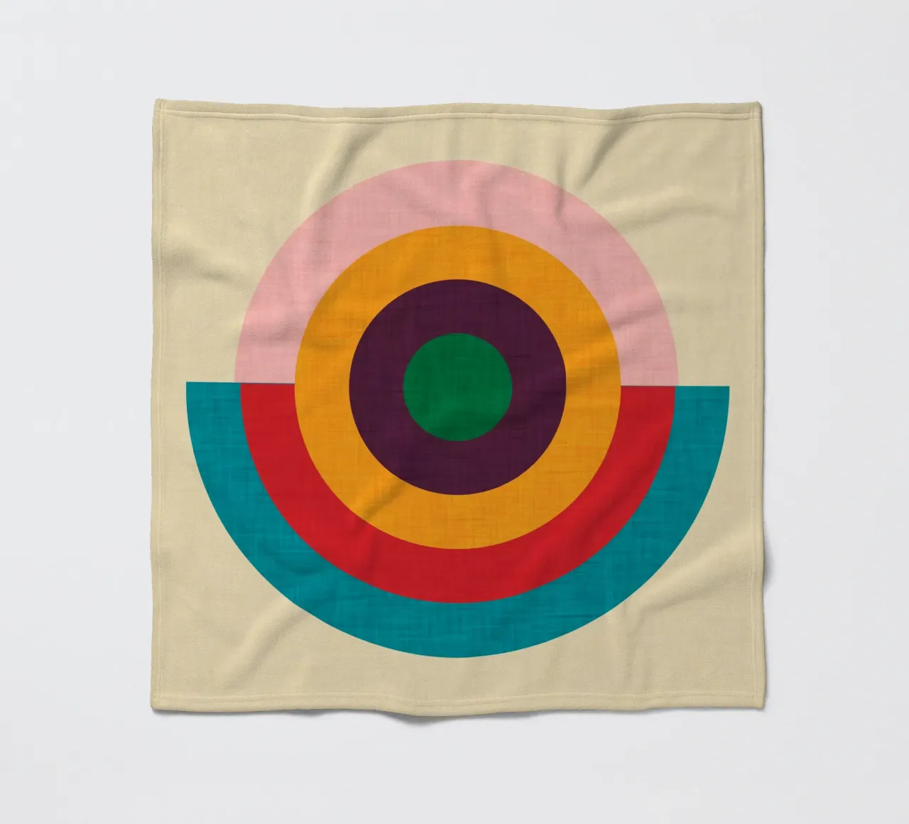 Solaris - Mid Century Modern fleece blanket by susanacosta