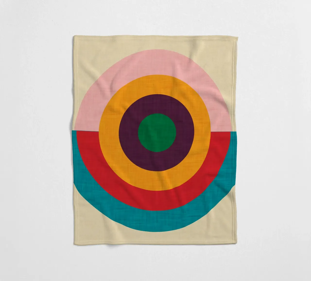 Solaris - Mid Century Modern fleece blanket by susanacosta