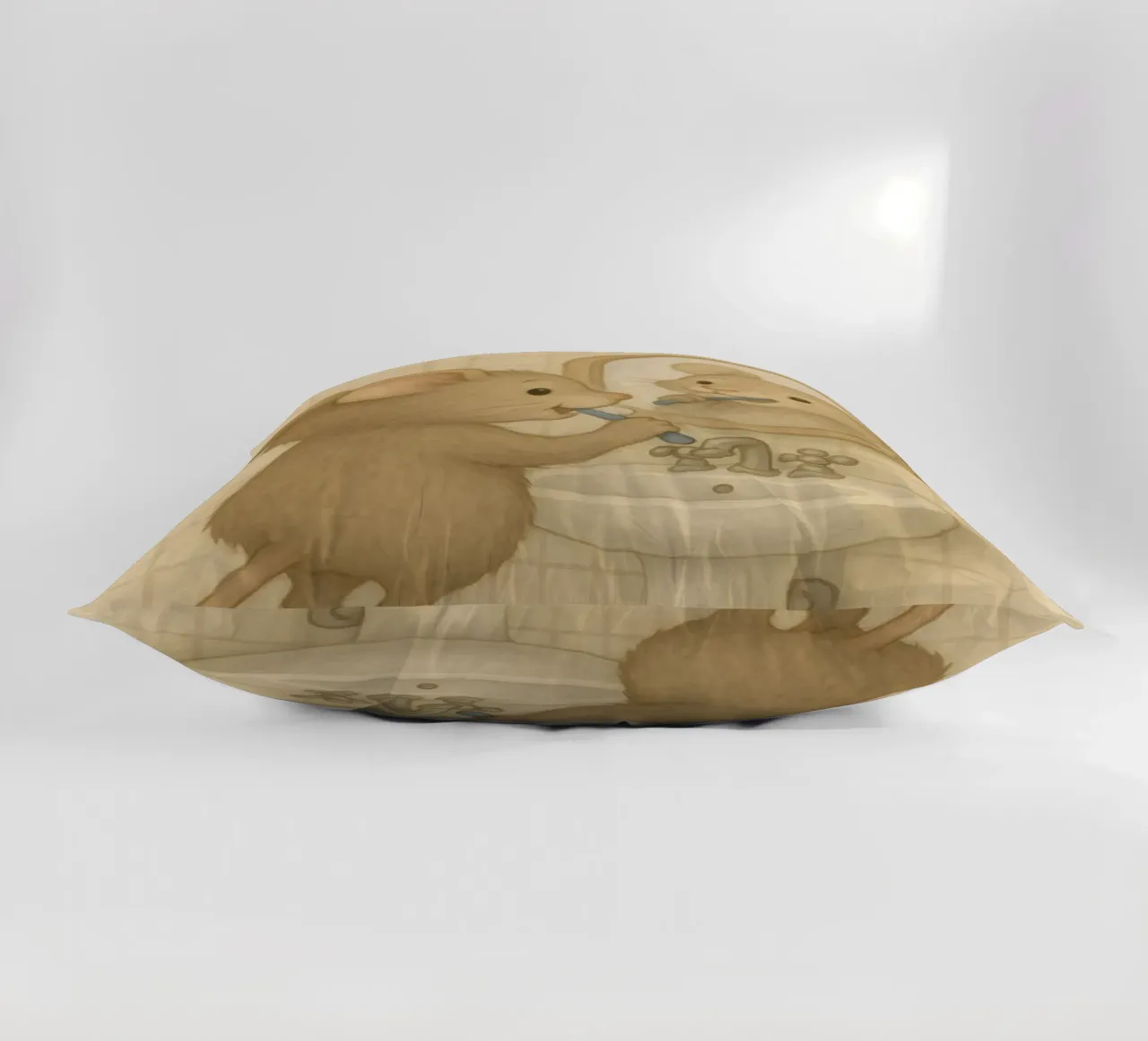 La routine mattutina di un topo cuscino da kisho art