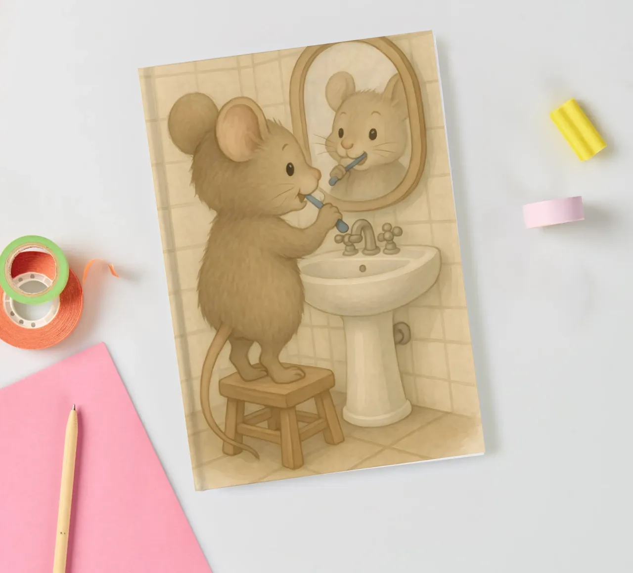 La routine mattutina di un topo diario da kisho art