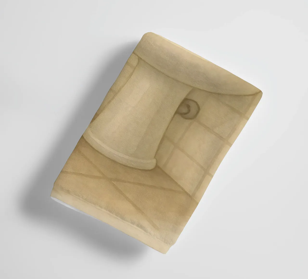 La routine mattutina di un topo asciugamano da bagno da kisho art