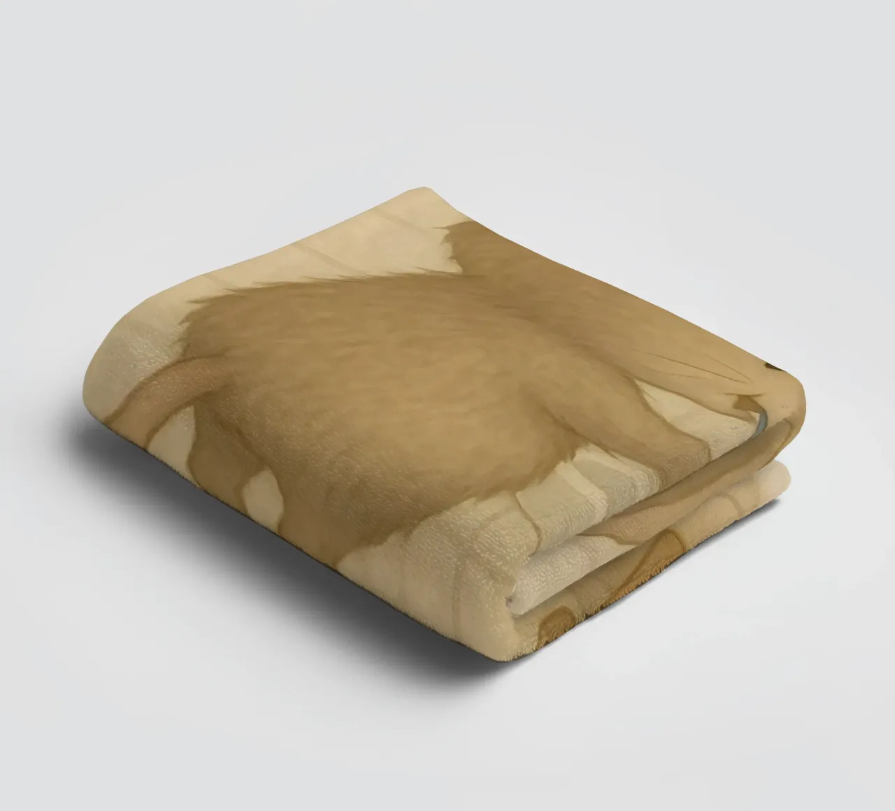 La routine mattutina di un topo asciugamano da bagno da kisho art