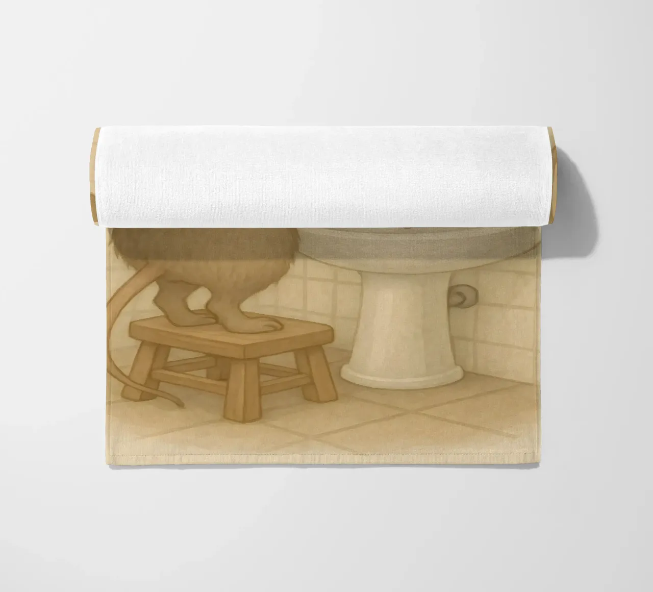 La routine mattutina di un topo telo mare da kisho art