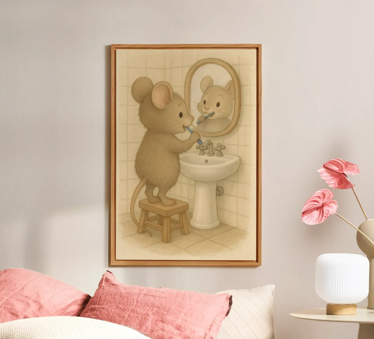 La routine mattutina di un topo pannello forex da kisho art