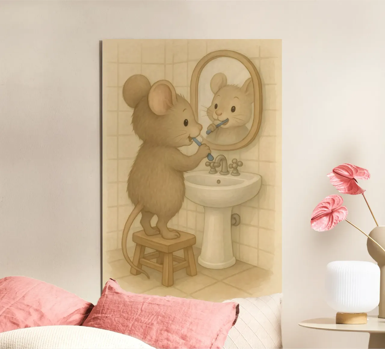 La routine mattutina di un topo pannello forex da kisho art