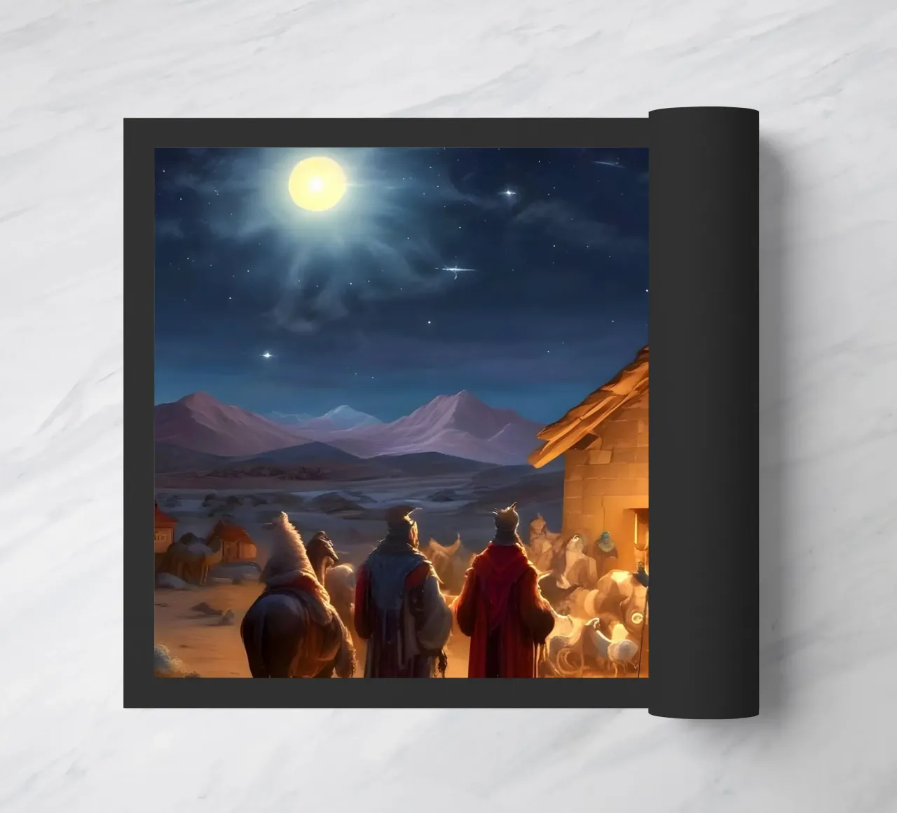 Epiphany doormat by Piccola Serenata