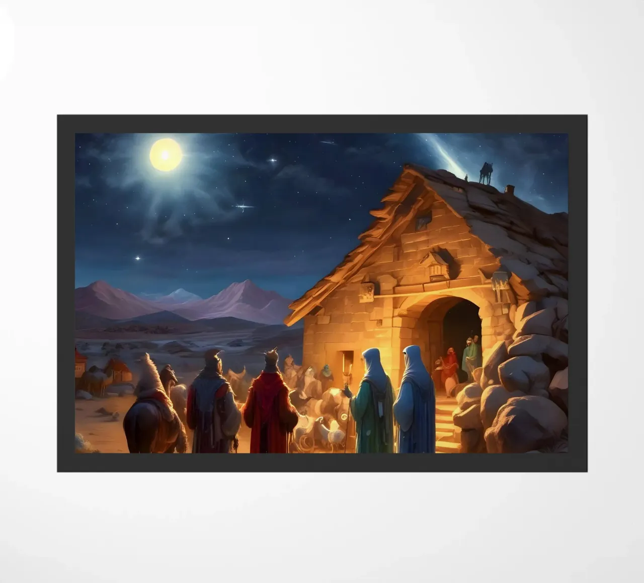 Epiphany doormat by Piccola Serenata