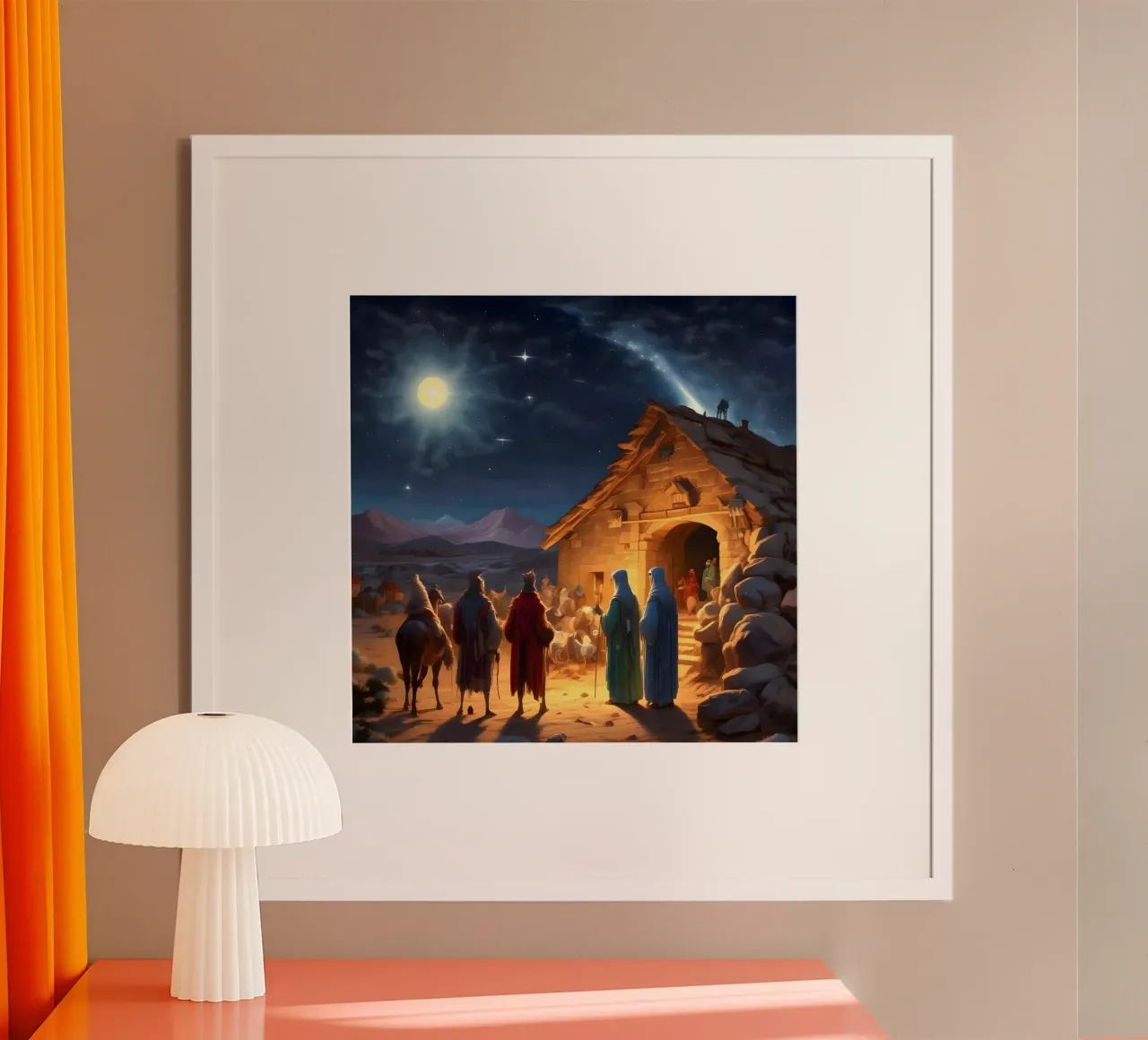 Driekoningen poster van Piccola Serenata