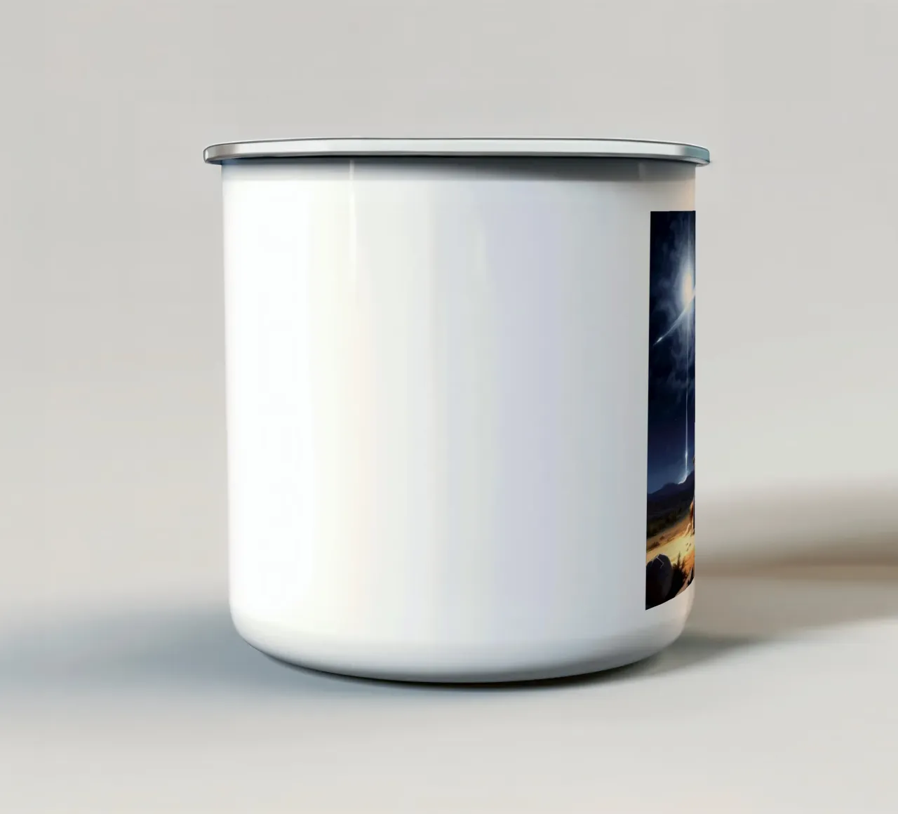 L'arrivo tazza in smalto da Piccola Serenata