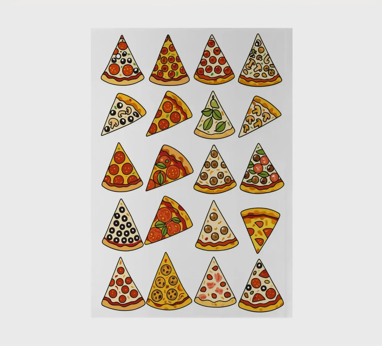 A Slice of Heaven: Pizza Pattern Collection diario da vintageshop