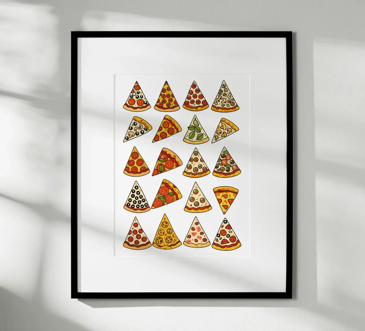 A Slice of Heaven: Pizza Pattern Collection carta hahnemühle da vintageshop