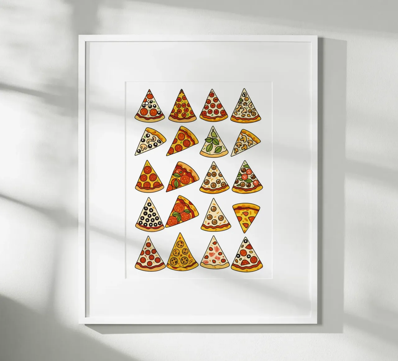 A Slice of Heaven: Pizza Pattern Collection carta hahnemühle da vintageshop
