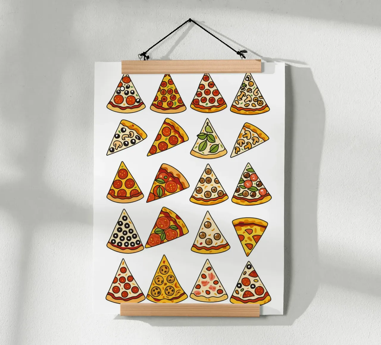 A Slice of Heaven: Pizza Pattern Collection carta hahnemühle da vintageshop
