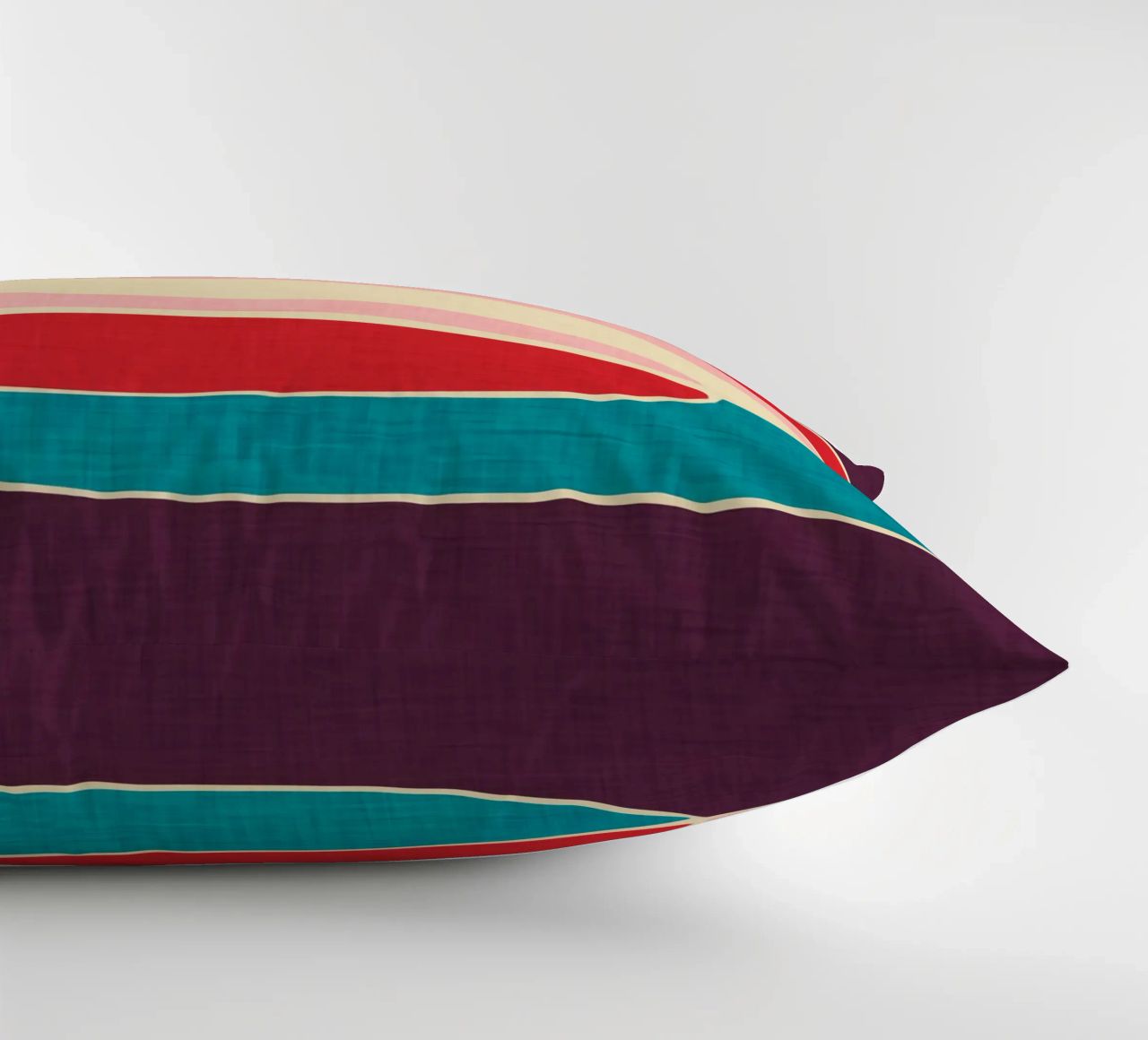 Wondering Waves - Mid Century Modern decorative cushion by susanacosta