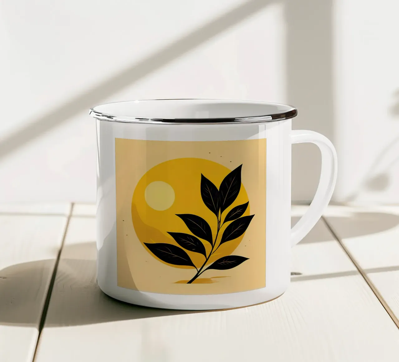 Serenità del deserto tazza in smalto da Artistic-shop