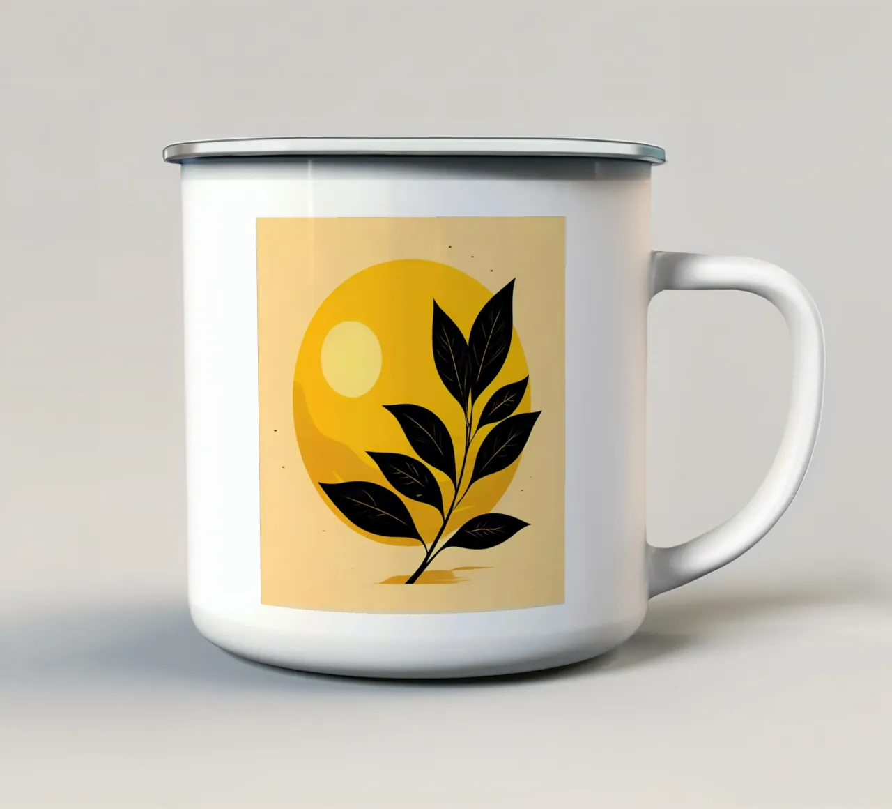 Serenità del deserto tazza in smalto da Artistic-shop