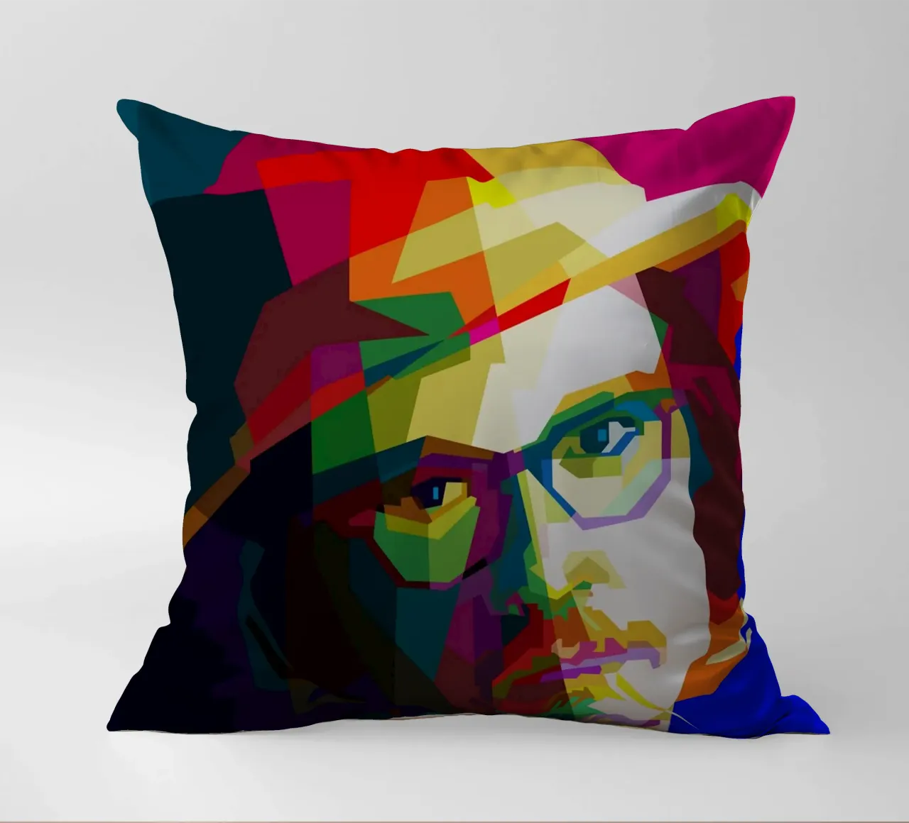 Johnny Deep Filmschauspieler Pop Art Kissen von popart