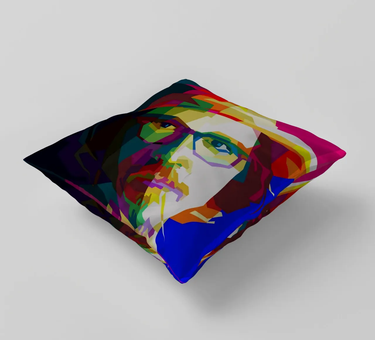 Johnny Deep Filmschauspieler Pop Art Kissen von popart